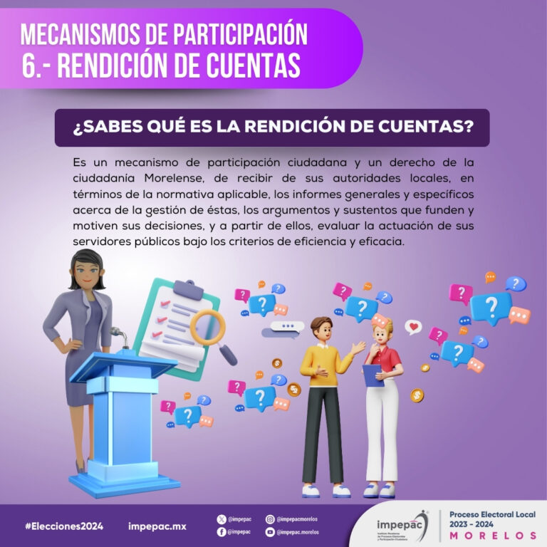 6. Rendición de Cuentas